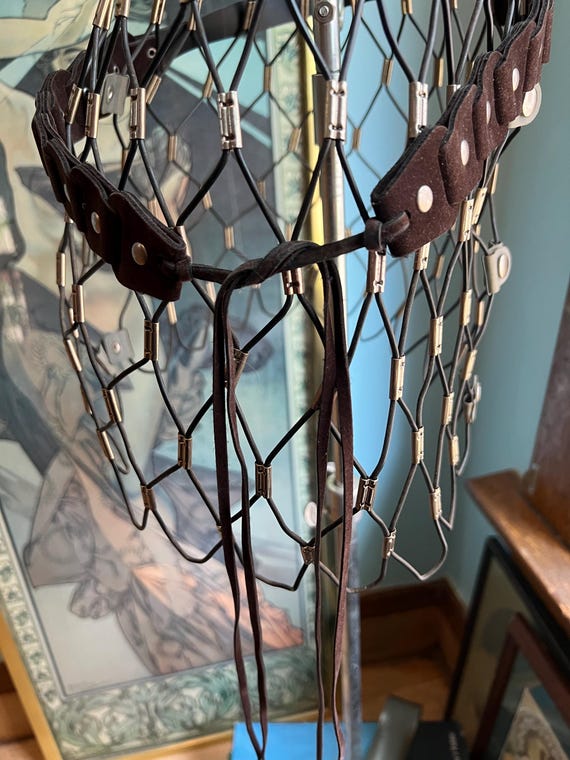 Brown Tassel Tie Belt - image 3