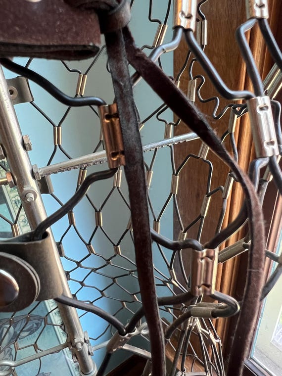 Brown Tassel Tie Belt - image 4