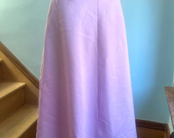 Vintage Lavender Midi Circle Skirt