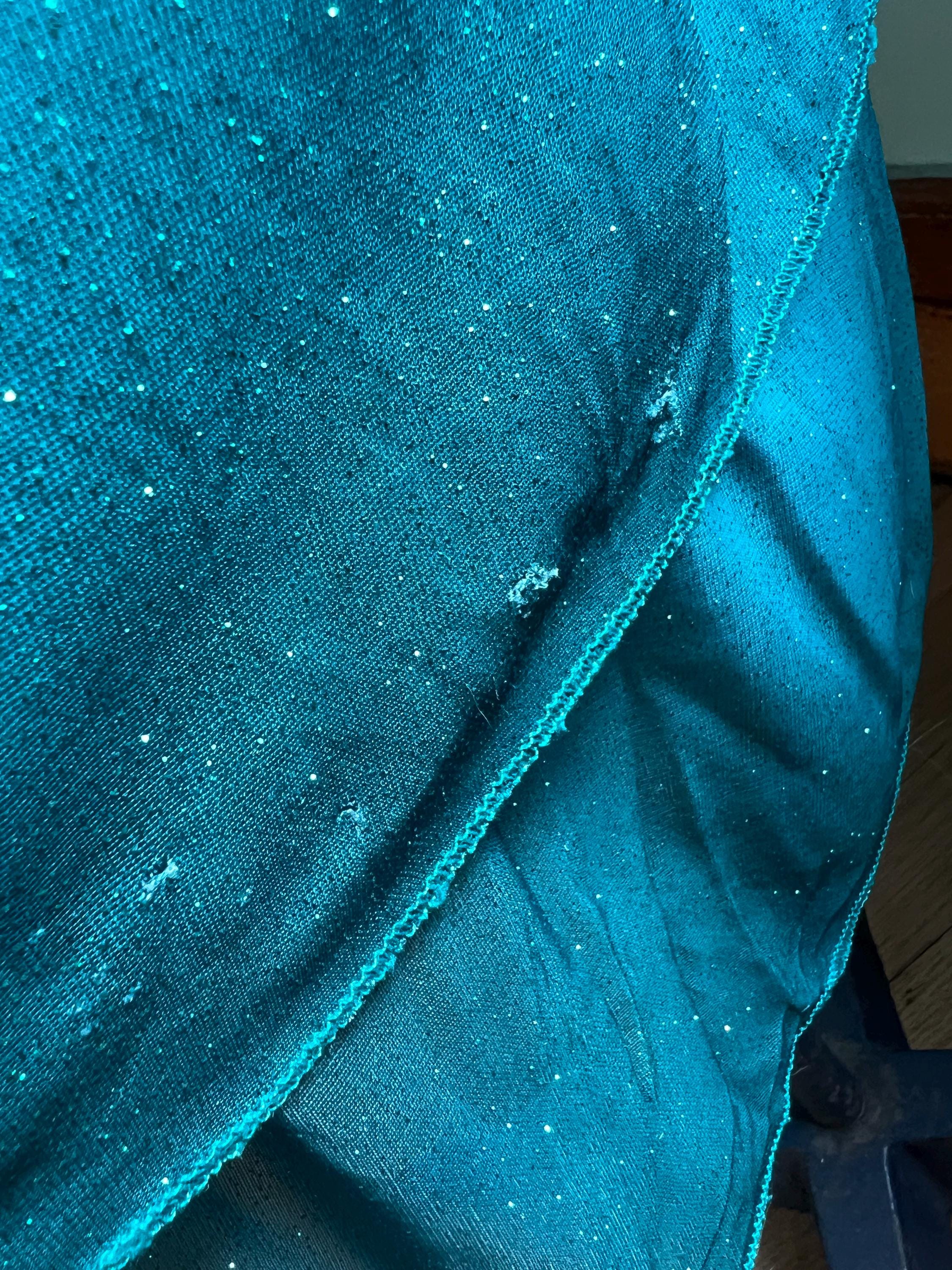 Y2K Sparkly Teal Green Prom or Formal Dress Size M - Etsy