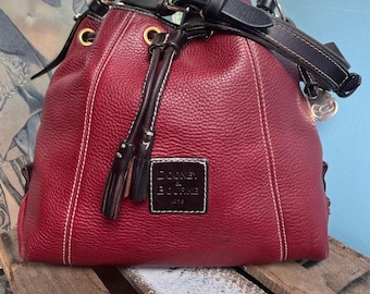 Vintage COACH Lula's Legacy Black Leather Drawstring Bucket