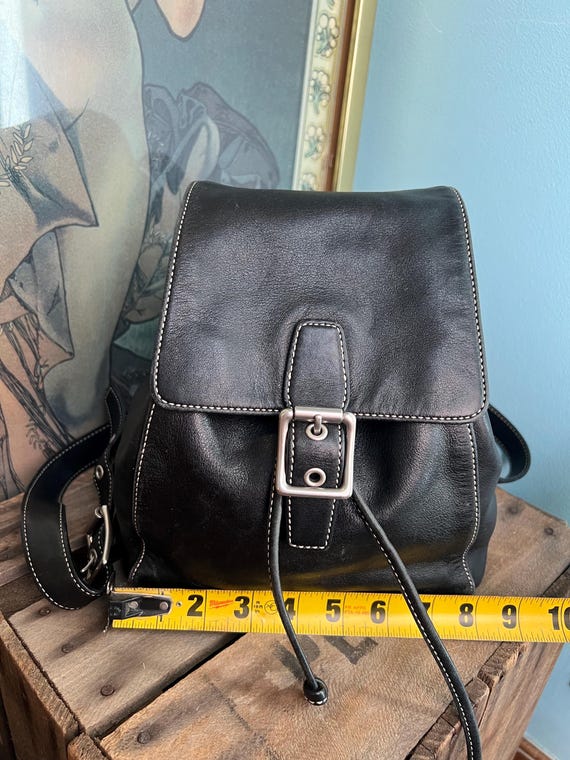 black coach drawstring backpack Restored Madison Pinnacle Large Shoulder Bag - Women's Designer Purses A sleek minimalist design our Jade Drawstring Pouch is ready for plans day or night Coach Womens Signature Drawstring Backpack