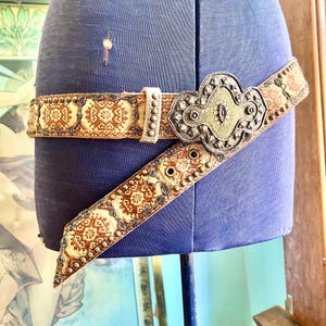 true vintage mcbling leather belt Mcbling Belt - Etsy main image 4
