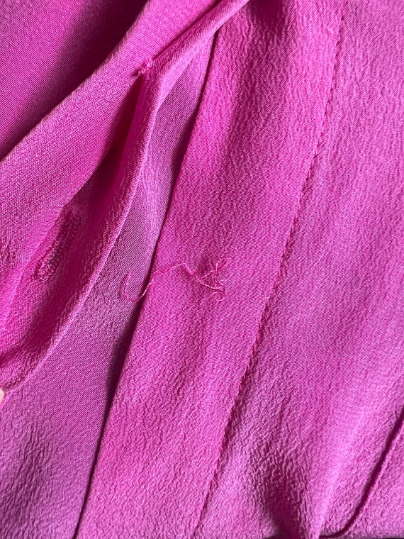 Pink Silk Button Down Shirt - image 6