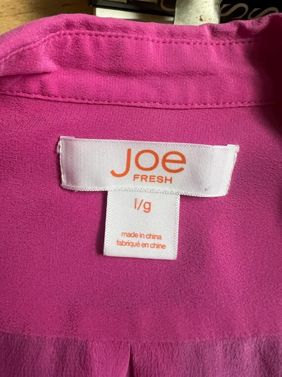 Pink Silk Button Down Shirt - image 4