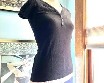 Y2K Faux Layered Lace Top