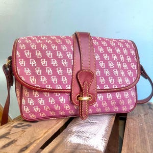 Dooney and Bourke Handbags Burgundy - Etsy