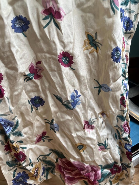 Albert Nippon Rectangular Silk Scarf - image 8