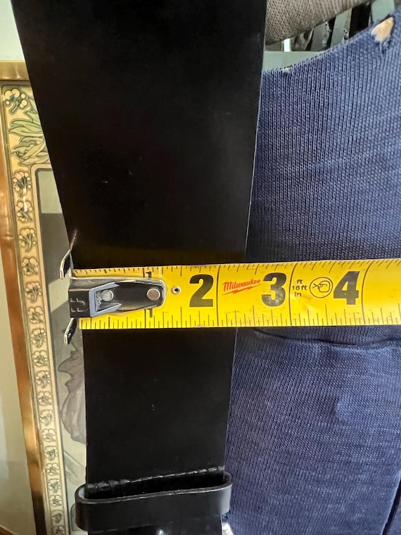 Y2K Wide Black Belt