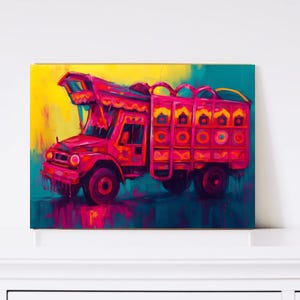 Pakistani Truck Art Prints: Vibrant Desi Home Decor (Digital Download)