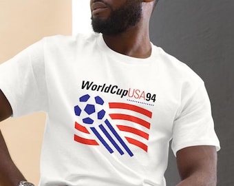 サッカー 1994 FIFA ワールドカップ アメリカ Tシャツ Vintage World Soccer World Cup USA 94 T Shirt Single Stitch