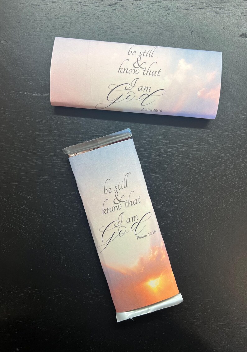 Scripture Candy Bar Wrapper Printable, Instant Download, Perfect for ...