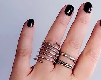 Vintage Sterling Coil Ring