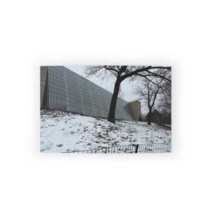 Cartões de felicitações, The Met NYC Museum of Art, Cena da natureza de inverno, 8, 16, 24 peças, conjunto para presente, interior em branco