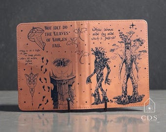 Custom Engraved Kindle Paperwhite Reader Case fits 6.8” and 7” device