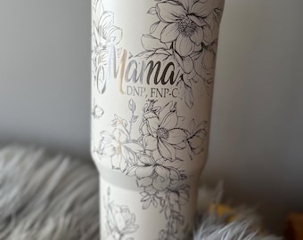 Magnolia Engraved HydroJug Sport Tumbler