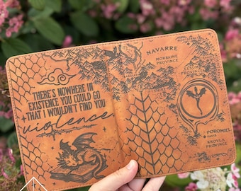 Custom Dragon Romantasy Violet Xaden Engraved Kindle Paperwhite Reader Case fits 6.8” and 7” device