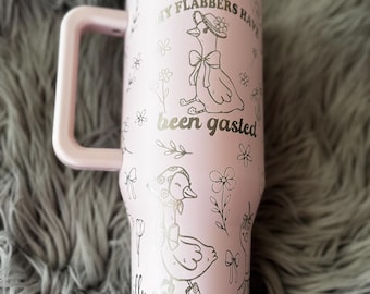 Cute Silly Goose Engraved Tumbler | Cottagecore | Coquette