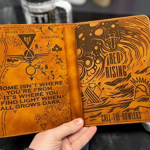 Custom Red Rising Engraved Kindle Paperwhite Reader Case fits 6.8” and 7” device