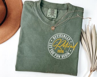 Comfort Colors® Retirement Gifts for Women, I'm Not Retired Full Time Shirts, Retired 2026 Shirt,Funny Retirement Shirt for Nana