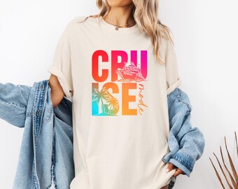 Cruise Mode Shirt Front and Back, Funny Cruise Vacation T-Shirt, Long Live All The Magic We Made Shirt, Family Cruise Mode Shirt, Summer Tee