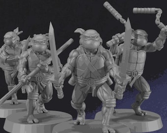 32mm Fighting Turtles