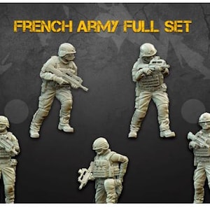 28mm Modern French Army Full Set |Miniature | Wargaming | 28mm | Modern
