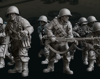 28mm WW2 US Rangers 1