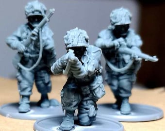 28mm WW2 US paratroopers Rifle Team 4