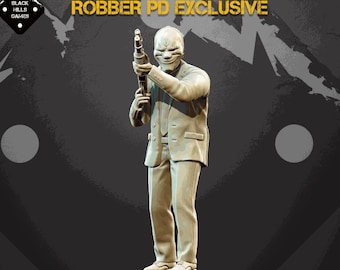 28mm Modern Bank Robber Clown Mask