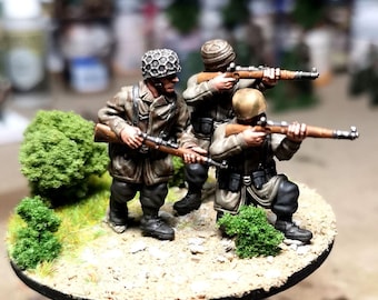 28mm WW2 German Fallschirmjager rifle team 2