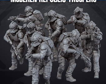 32mm Modern Republic Troops