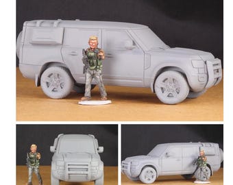 28mm Modern SUV 3 |Miniature | Wargaming | 28mm | Modern
