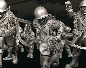 28mm WW2 US Rangers 2