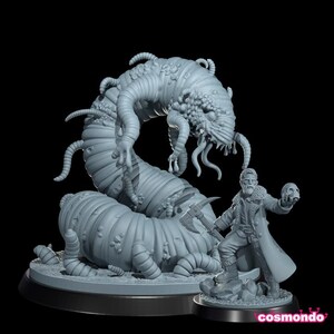 32mm Bayous Blightworm, Cosmic Horror Monster, Cthulhu
