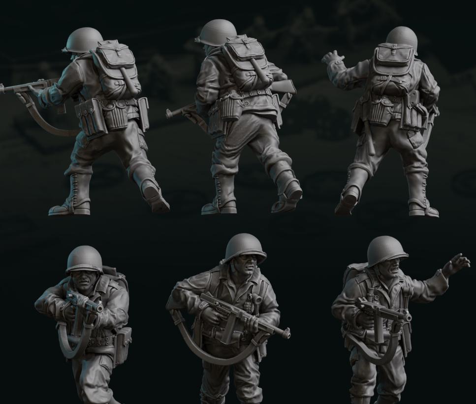28mm WW2 US Rangers 1 - Etsy