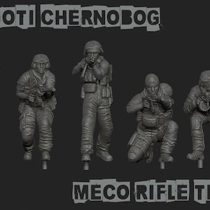 28mm Modern GUNSLINGER: Kojoti Chernobog 'Meco Rifle Team'