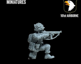 28mm ww2 us airborne smg firing jack