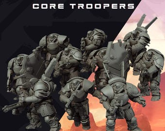 32mm Warpath Core Troopers
