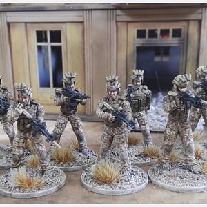 1/24 (75mm) WWII US Marines in the Pacific (3 Resin Figures) AC Models