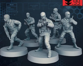 32mm Generic Wolf Soldier