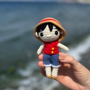 One Piece Charakter Häkelanleitung, PDF, Amigurumi Muster, einfache Häkelanleitung für Plüschtiere, Muttertag, sofortiger digitaler Download, DIY-Spielzeug
