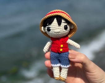 One Piece Crochet Amigurumi Pattern: Easy Plush Toy Tutorial (PDF Download)