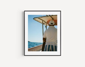 En Route to La Fontelina Beach Club - Capri, Italy | 35mm Film Print