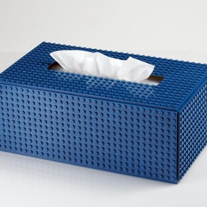 LEGO-Compatible Tissue Box Cover: Customizable Brick Decor