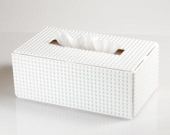LEGO-Kompatibles Taschentuchbox Cover: Anpassbares Backstein-Dekor