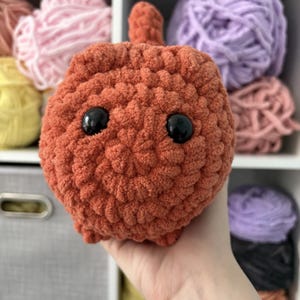 Handmade Amigurumi Crochet Small Loaf Cat Stuffed Animal Plushie