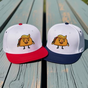 Embroidered TACO hat - Trump Always Chickens Out Trucker Hat, Gift For Anti MAGA, Anti-Trump Hat, Democracy Embroidered Hat, Protest Hat