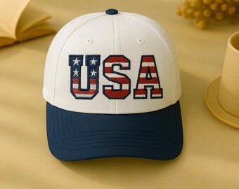 Casquette Baseball Von Dutch Lof - Blanc/Bleu - 100% Coton - Taille Unique Réglable Bleu/Blanc