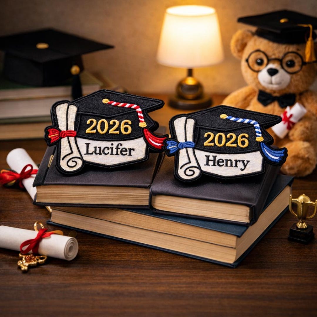 Ase Gradution Patch Custom Graduation Patch 2026 Personalized Name Embroidered Patch ...